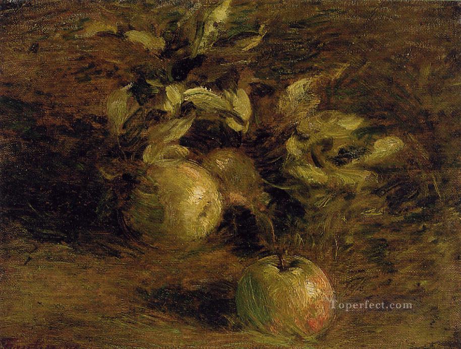Apples still life Henri Fantin Latour Oil Paintings